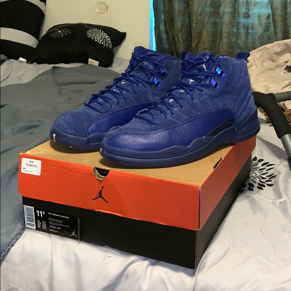 Royal Blue Air Jordan 12s